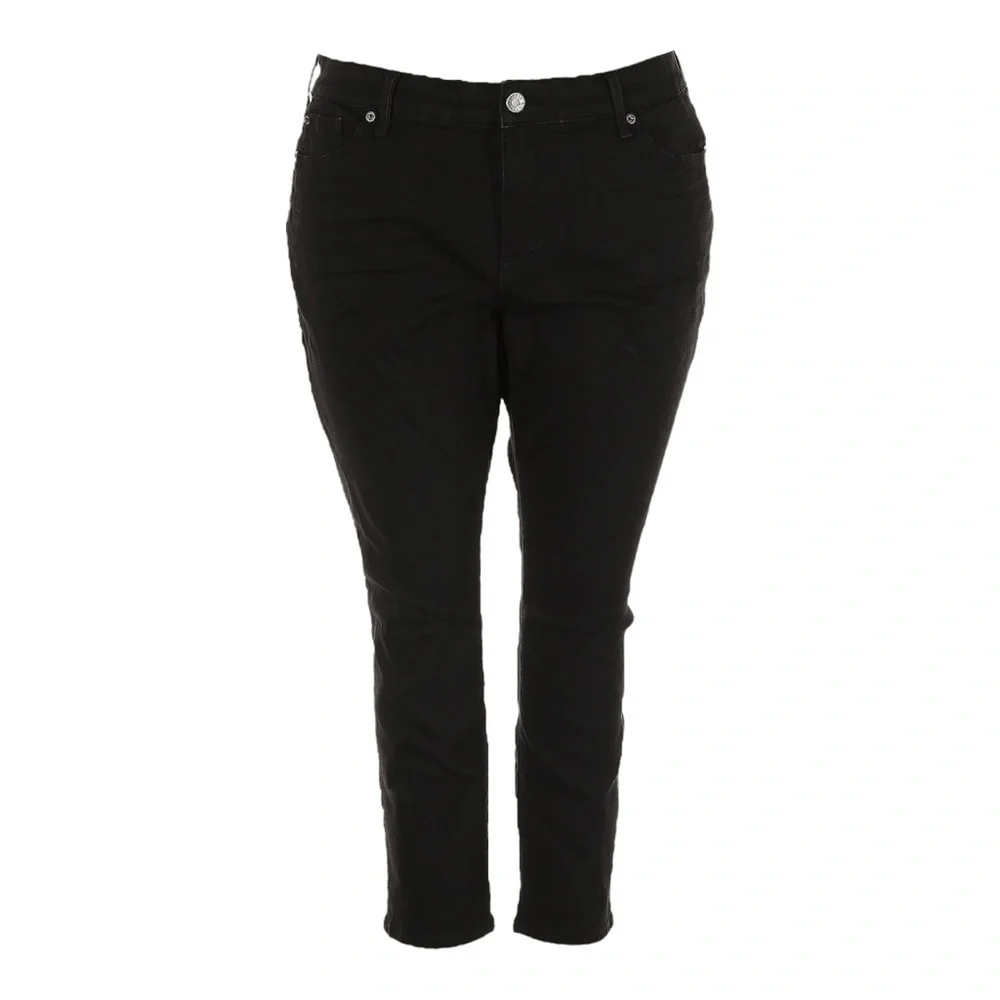 Torrid Perfect Skinny Ankle Vintage Stretch Black Jeans 22R NWT